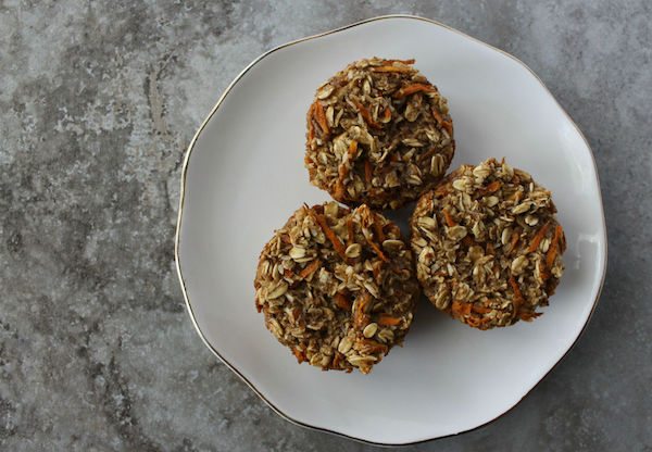 Carrot Ginger Oatmeal Cups